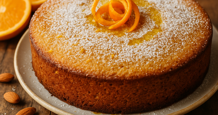 This Orange Almond Olive Oil Cake Recipe is a Citrus Treat.