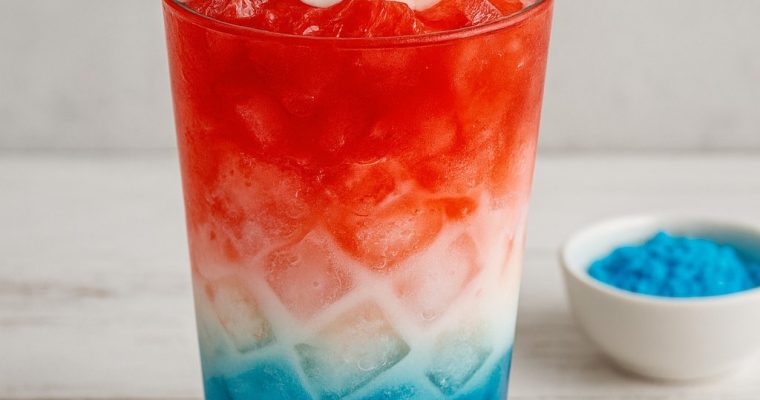 Dutch Bros Firecracker Rebel Drink for 4th of July